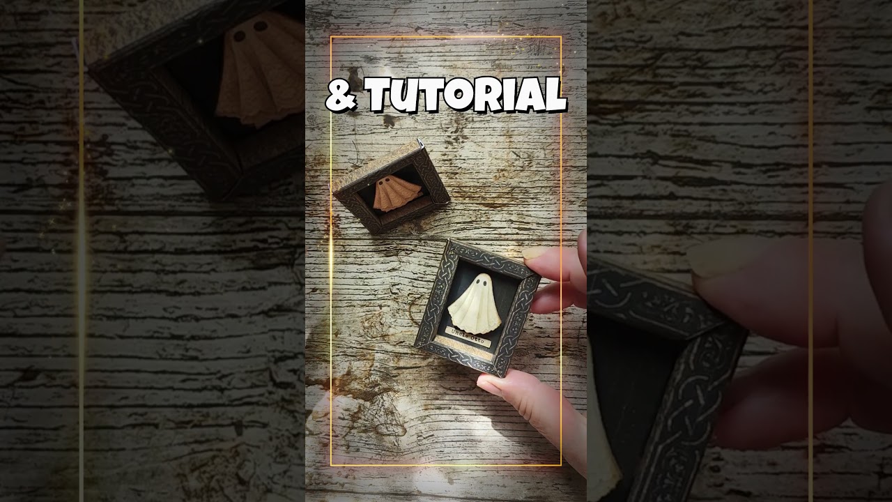 Free Mini Ghost Box Printable | DIY Halloween Craft #shorts