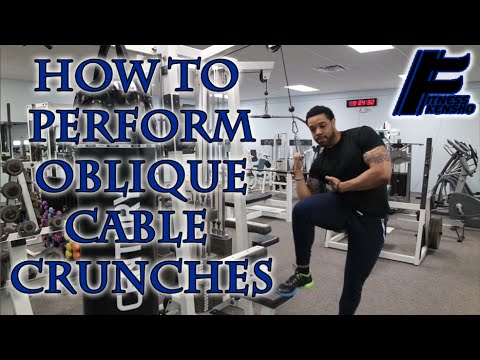 Oblique Cable Crunches | FitnessKensho | Getting Rid of Those Love Handles