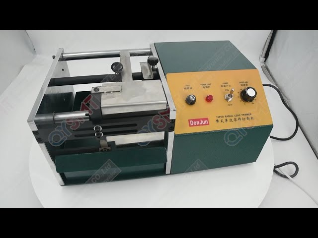 AUTOMATIC TAPED RADIAL LEAD CUTTING MACHINE