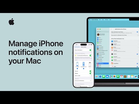 How to manage iPhone notifications on your Mac | Apple Support