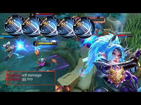 LANCELOT 5x WINDTALKER BUILD IN RANK GAME! / SUPER FAST ATTACK + HIGH DAMAGE.