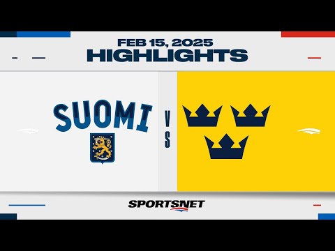 4 Nations Face-Off Highlights | Finland vs. Sweden - February 15, 2025