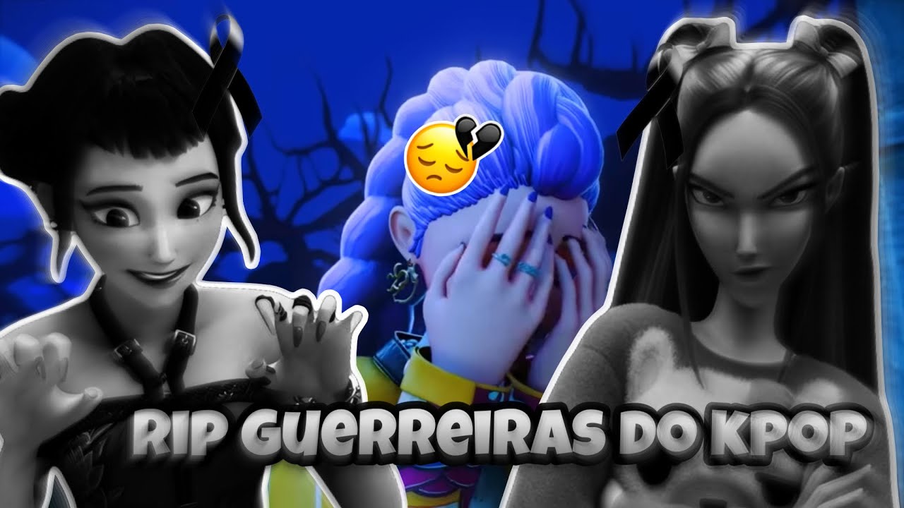 A animação INFANTIL da M0RT3 das GUERREIRAS DO KPOP☠️😶‍🌫️ *plmds*-react