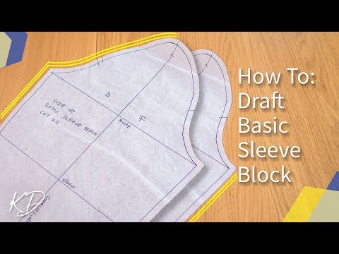 [DETAILED] HOW TO: MAKE BASIC SLEEVE PATTERN | KIM DAVE