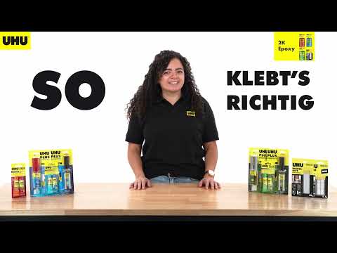 So klebt's richtig: UHU 2-Komponenten-Klebstoffe Anwendungstipps | How to Video