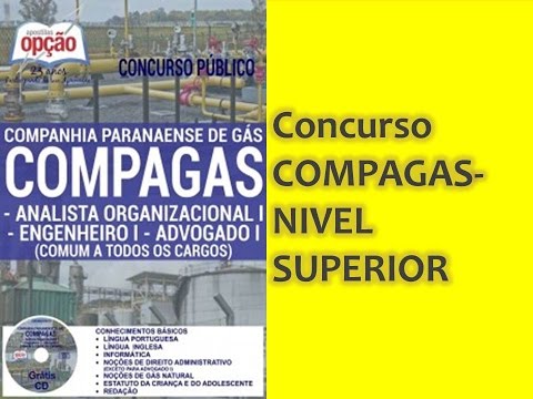 Apostila Concurso COMPAGAS 2016 CARGOS DE NÍVEL SUPERIOR