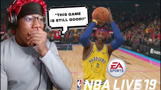 PLAYING NBA LIVE 19 IN 2023!!!