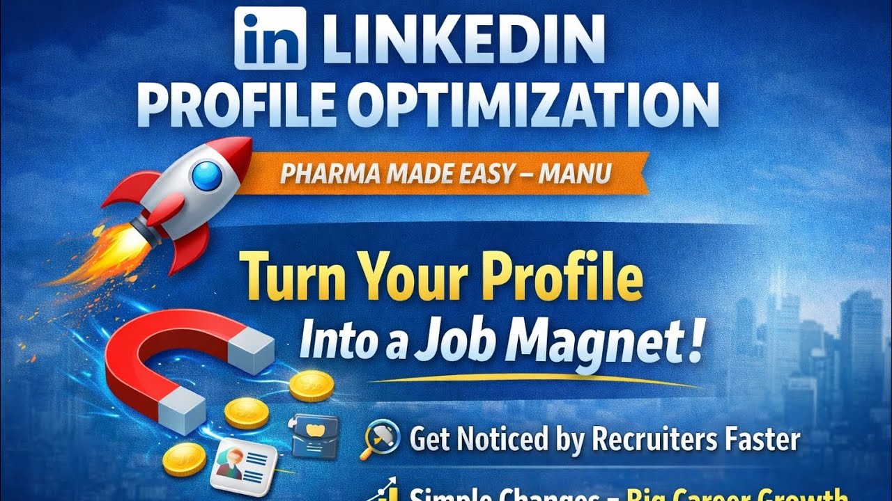 LinkedIn Profile Optimization – Turn Your Profile Into a Job Magnet 🚀