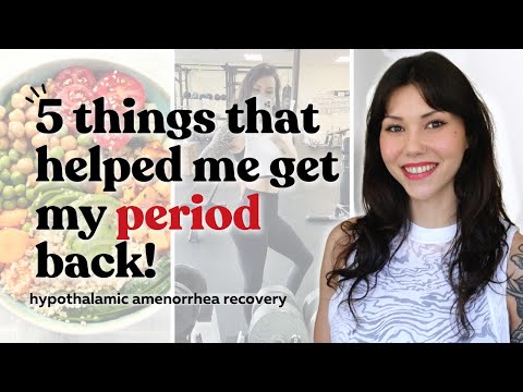5 things I did to get my PERIOD BACK!