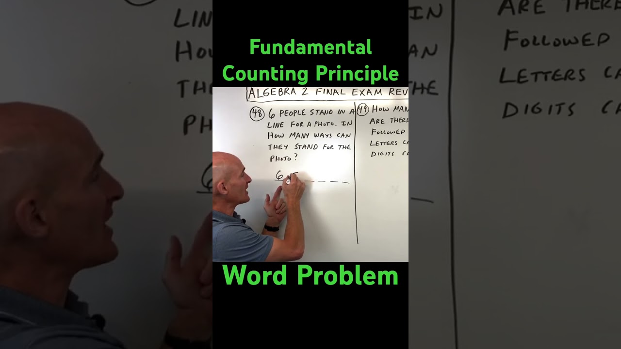 Using the Fundamental Counting Principle in a Word Problem