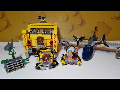 LEGO 60096 City Deep Sea Operation Base & Sea Plane Review