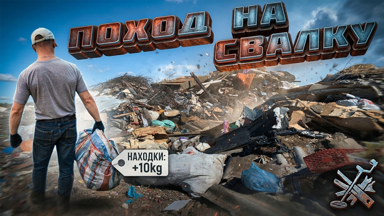 Зашел на свалку на 5 минут, а ушел с ПОЛНЫМ МЕШКОМ!