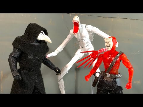 SCP-096 vs SCP-049 vs SCP 035 an epic battle [stop motion file movie].