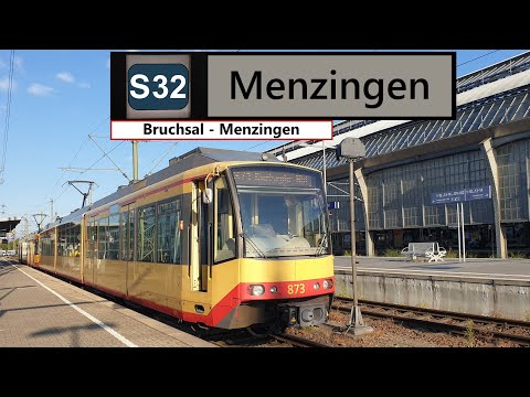 AVG Führerstandsmitfahrt Bruchsal - Menzingen