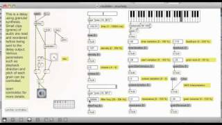 Video thumbnail for SoundHack's Bubbler in Max/MSP by Cycling '74