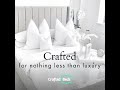 CRAFTED BEDS x LYLE WING BED SILVER PLUSH