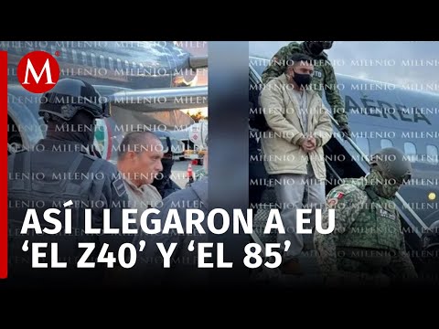 'El Z40' and 'El 85': enemy drug traffickers traveled together to the US