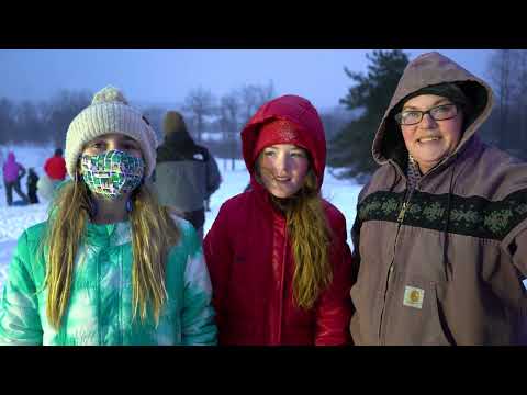 Sledding Party in Edinboro, PA