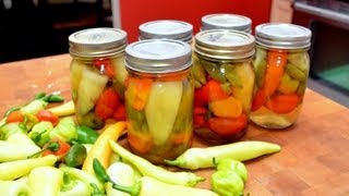 Harvesting & Canning Hot & Sweet Peppers