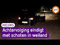 Achtervolging eindigt met schoten in weiland bij Hoog-Keppel | Omroep Gelderland