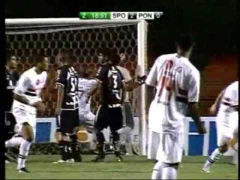São Paulo 2 X 1 Ponte Preta - Paulistão 2009 - 12/02/2009 - GOLS