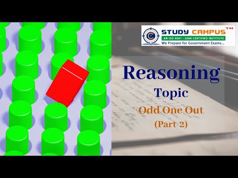 Odd One Out Part- 2: Important Question For all Exams, Reasoning: Odd One Out Free Video Lecture