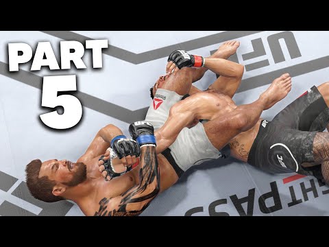 UFC 4 Career Mode Gameplay Walkthrough Part 5 - BODY KO & SUBMISSION