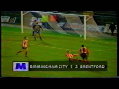 05-12-1992 Birmingham City 1 Brentford 3