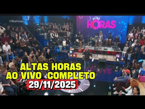Altas Horas | 29/11/2025 – Tom Zé, MC Daniel, MC Hariel e Demônios da Garoa agitam homenagem a SP