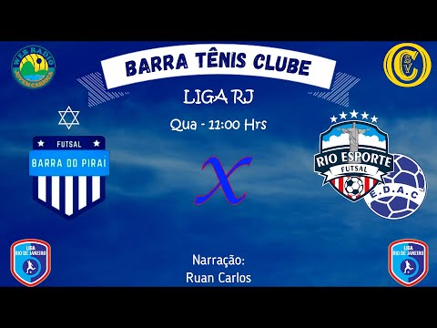 Vídeotape Barra do Piraí x Rio Esporte - LIGA RJ