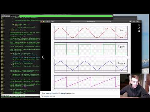 Handmade Hero Mac OS Platform Layer Day 012 Variable Pitch Sine Wave Sound Output