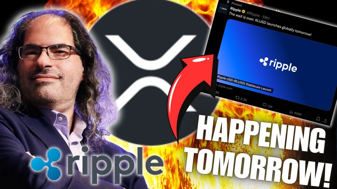 *IT"S OFFICIAL* Ripple XRP Stablecoin RLUSD Launching *TOMORROW*!! David Schwartz Issues Warning....