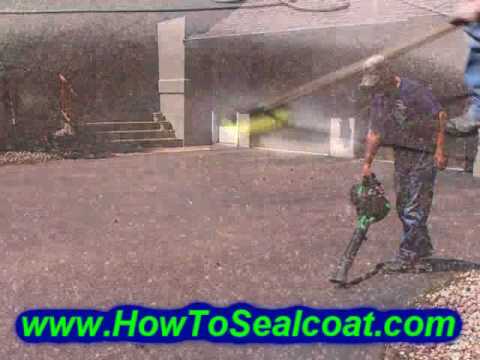 How To Seal A Driveway!