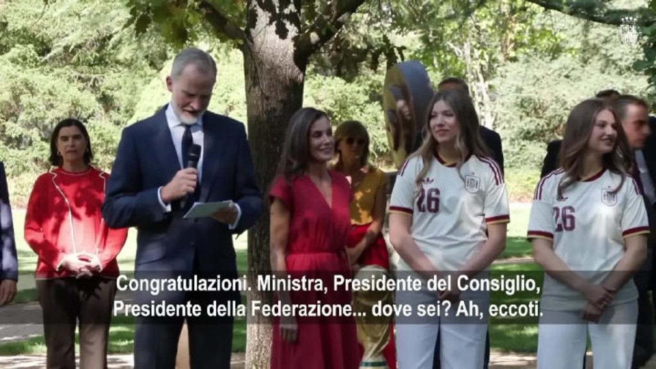 Re Filippo VI riceve Nazionale spagnola: Vittoria Mondiali epica, avete dimostrato coraggio
