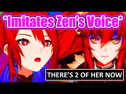 Liz Perfectly Imitates Zen's Voice when She Raid Her Streams 【Hololive】