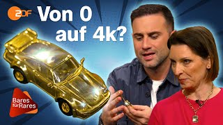 Schlüsselanhänger de luxe: Porsche 911 Turbo aus Gold soll tausende Euro einfahren | Bares für Rares