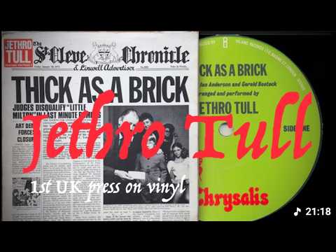 Jethro Tull - Thick As A Brick CD - Japan 2001 Chrysalis, VG+/NM