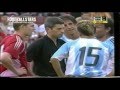 Lionel Messi First Red Card - Insane Debut for Argentina