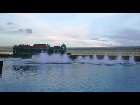 Okada Manila Fountain 5PM View