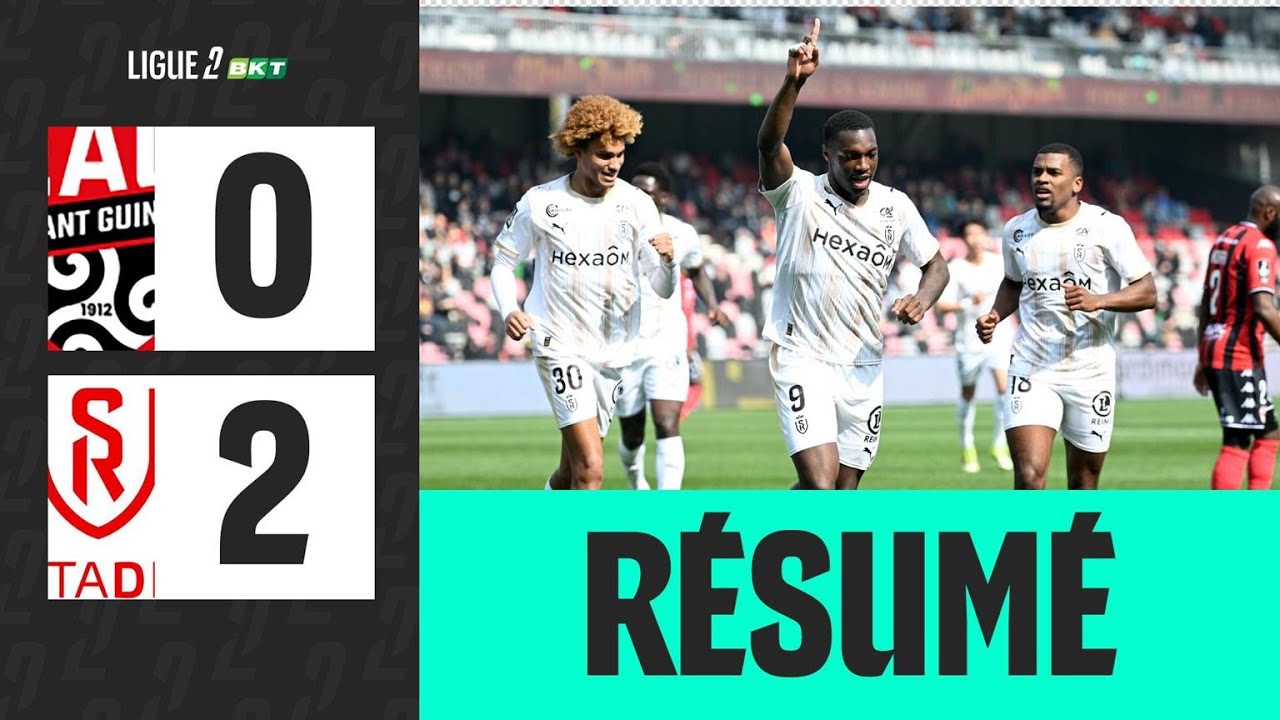 Guingamp vs Stade de Reims Highlights