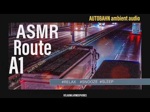 🇩🇪 #whitenoise  AUTOBAHN SOUND A1 Bremen N Ambient Audio Relaxing Highway Deep Sleep Ambience  ASMR