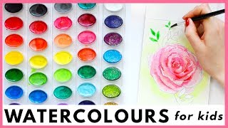 Easy Painting Tutorial FOR KIDS with CRAYOLA