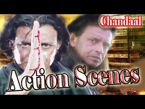 Chandaal Movie | Action Scenes | Mithun Chakraborty |