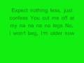 Lucky Boys Confusion - Broken lyrics - dedicated ...
