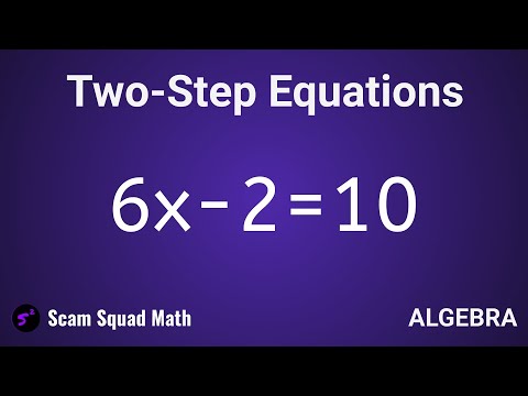 How to Solve Two-Step Equations