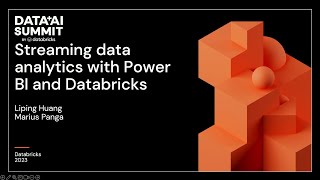 Streaming Data Analytics with Power BI and Databricks