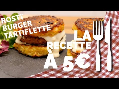 Recette burger tartiflette