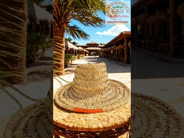 طاقية خوص تهامي وسط