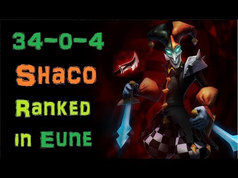 Infernal Shaco visiting EUNE [League of Legends] First Ranked - Full Gameplay - Infernal Shaco