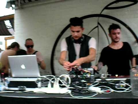 Matthew Dear and Matt Tolfrey at Visionquest party @ Old Miami--DEMF 2010